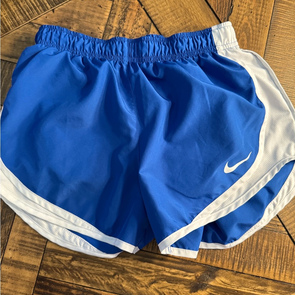 🌺🌺🌺Nike Women's Royal Blue Athletic Shorts with White Trim
